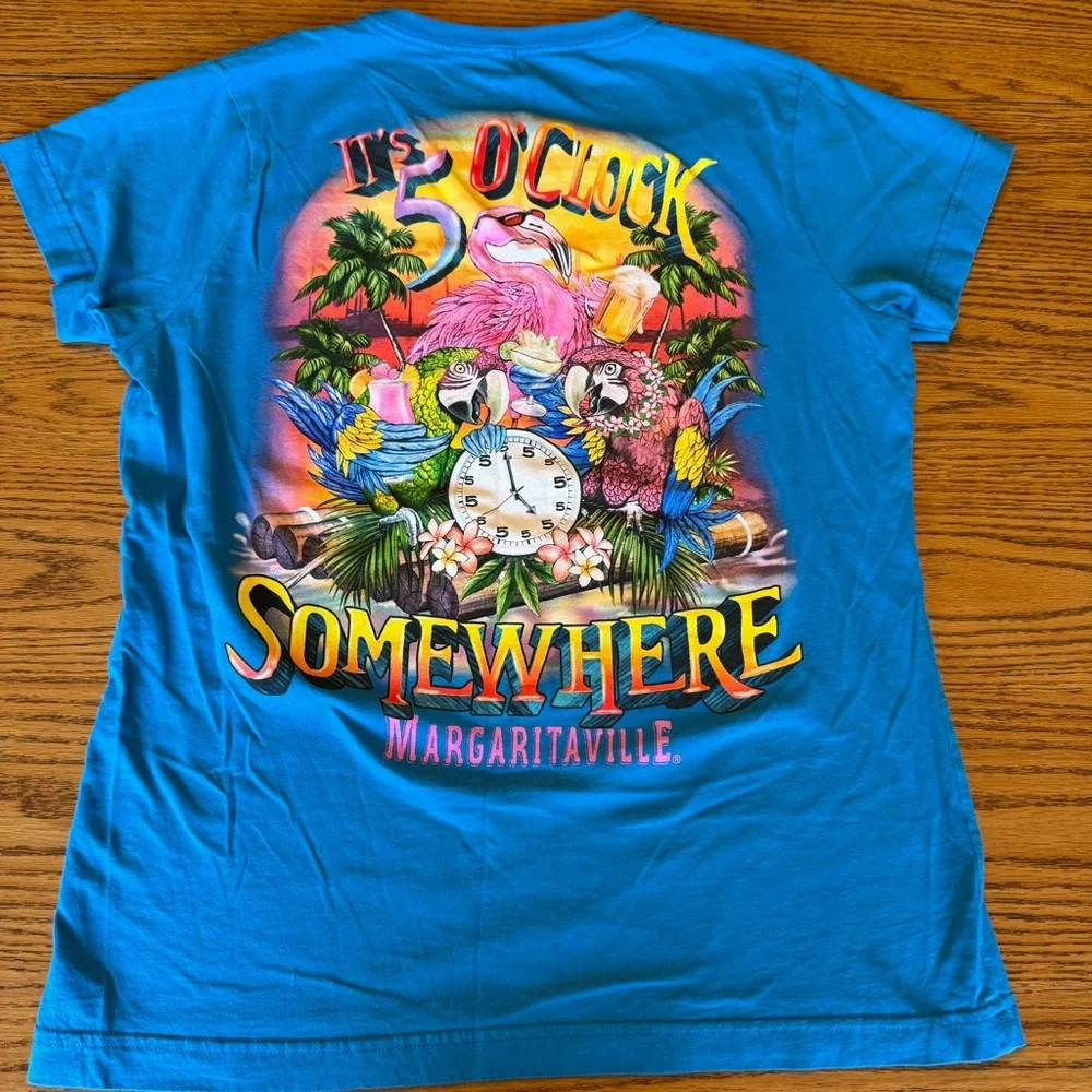 Margaritaville Nashville Women’s Blue T-Shirt - Picture 2 of 4